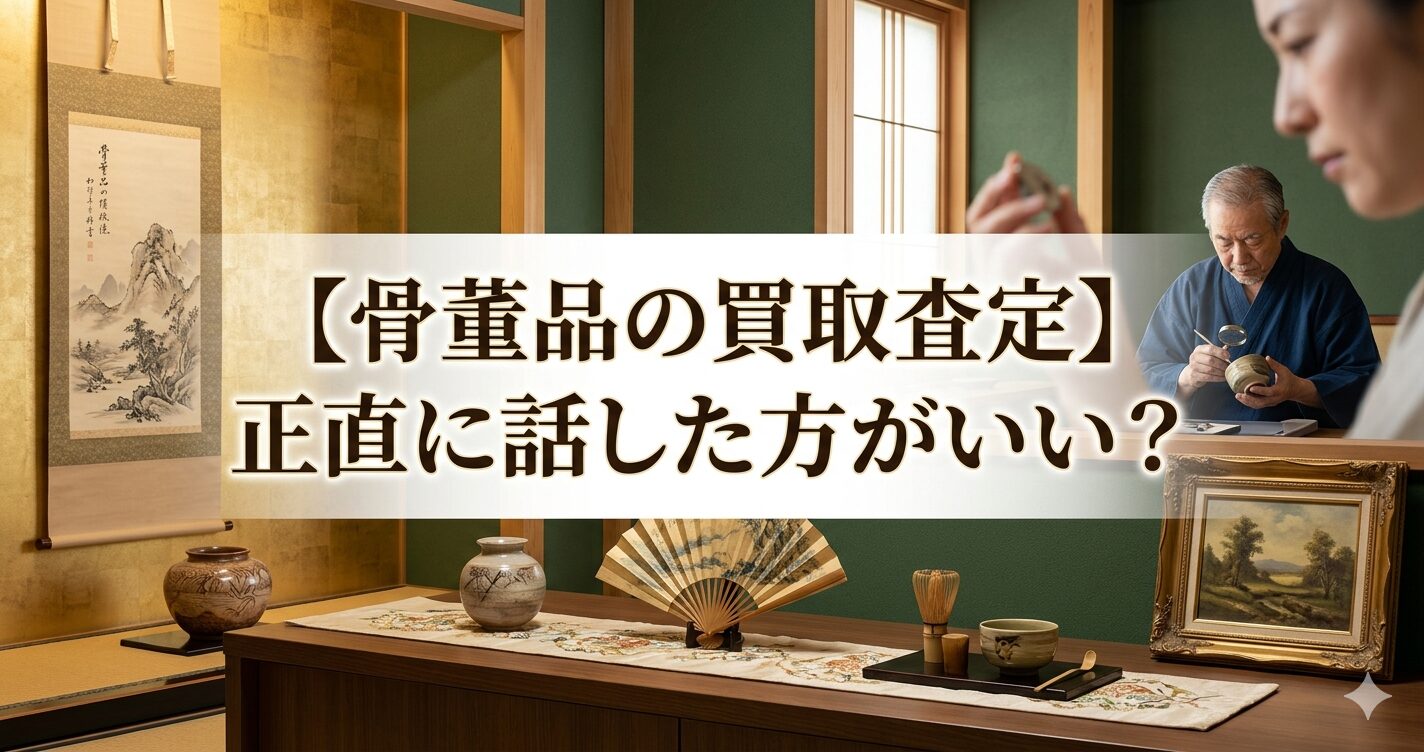 骨董品の買取査定は正直に話した方がいい？