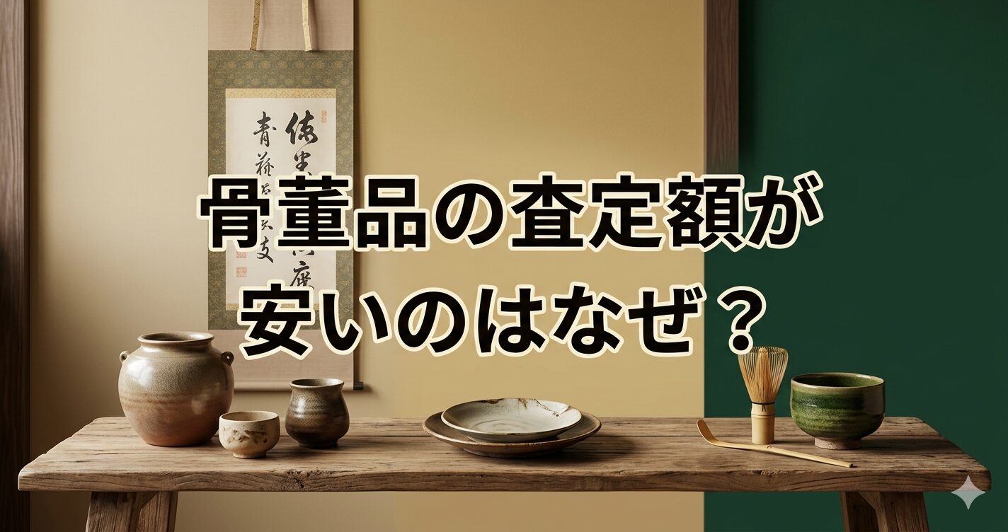骨董品の査定額が安いのはなぜ？